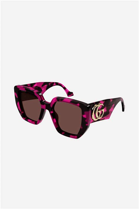 oversized pink sunglasses gucci|oversized Gucci sunglasses sale.